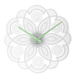 Edle Wanduhr aus Glas