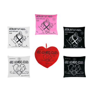 Charly Kissen Groß Bestickt