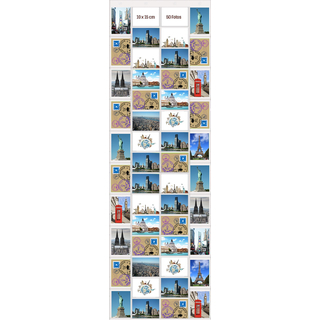 Fotovorhang 10 x 15 cm 50 Fotos Hoch- & Querformat