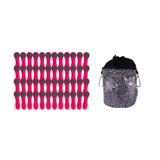 48 Wäscheklammern Pink mit Edelstahlfedern Softgrip und 1...