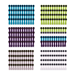 48 Wäscheklammern mit Softgrip und Spiralfedern