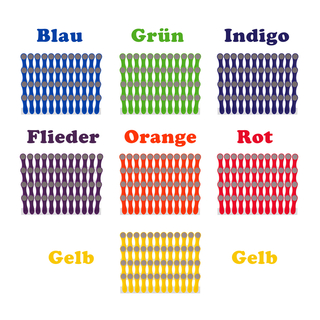 48 Wäscheklammern mit Edelstahlfedern und Softgrip Grau