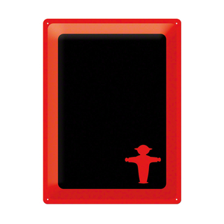 Kreidetafel Ampelmann Rot