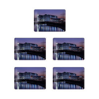 5 x Blechpostkarte Berlin Hauptbahnhof